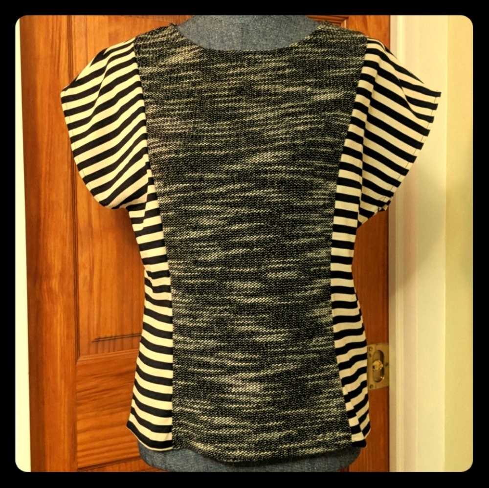 THML Striped/Heathered Top